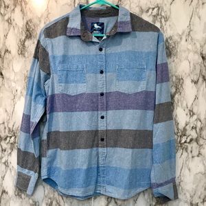Modern Amusement | Striped Button-Down (M)